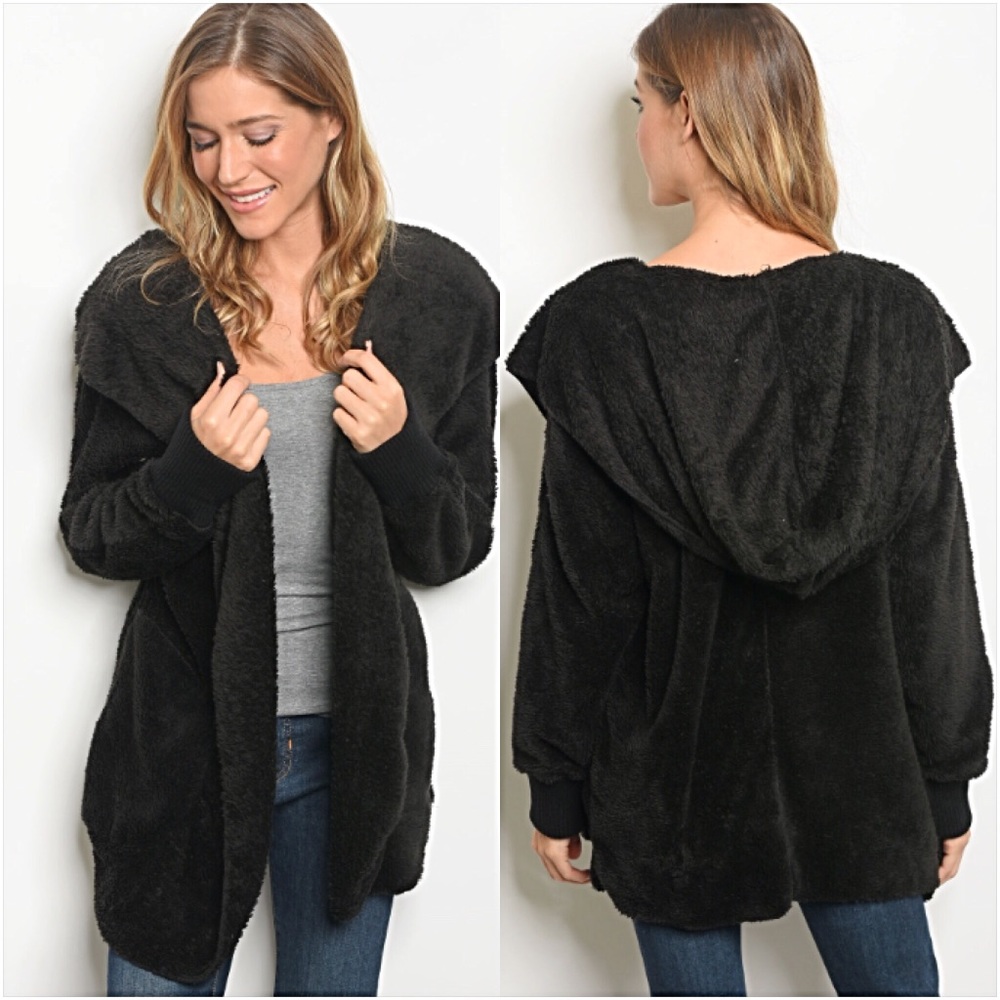 Supremely Soft Fleece Jacket Pockets O/S - Picture 4 of 8